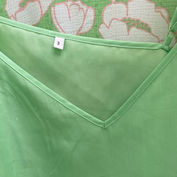 Ted Baker Ellerie Floral Print Blouse Size L- inside removable cami- EUC as new - Picture 6 of 8